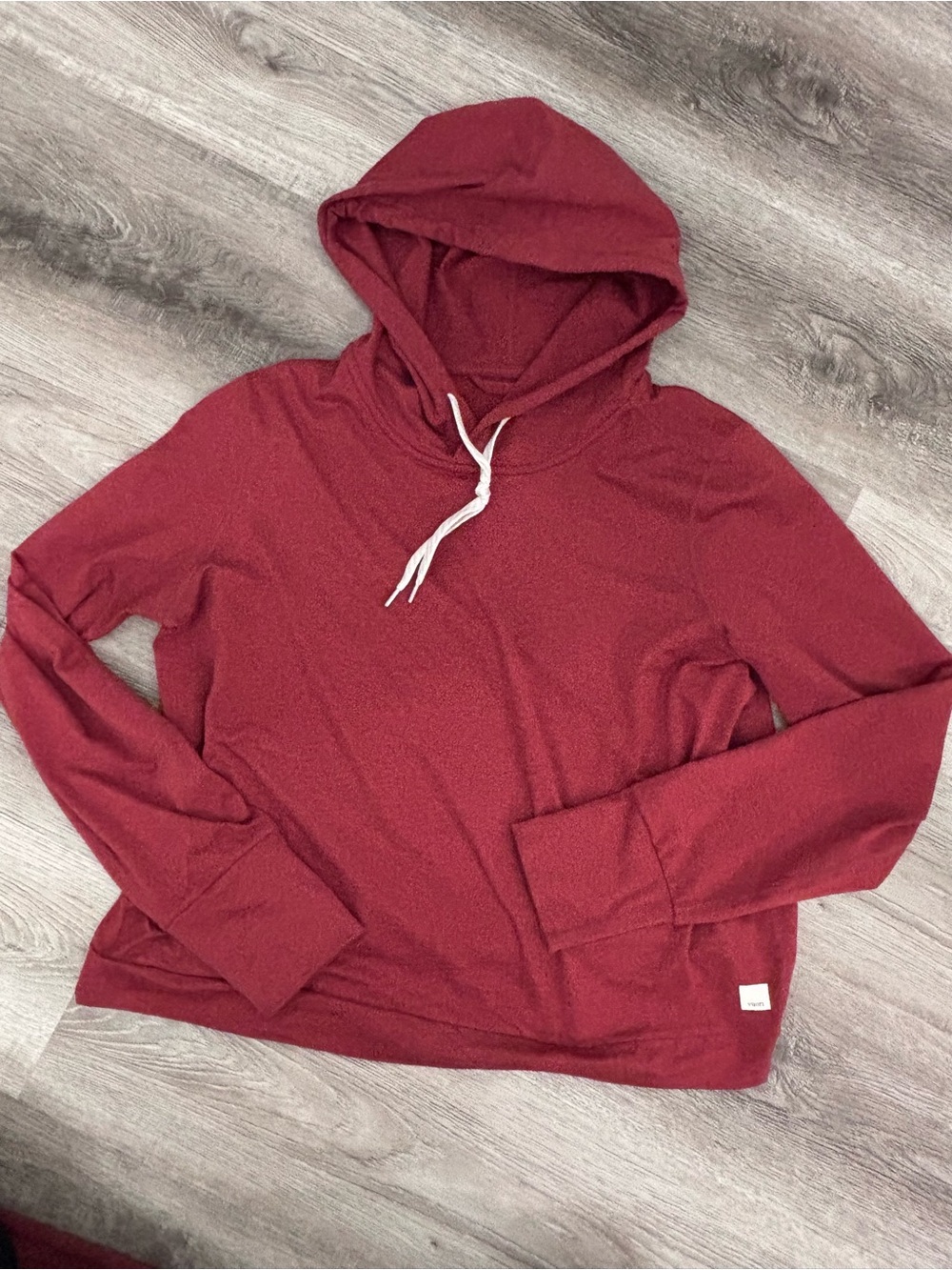 Vuori red hoodie size medium